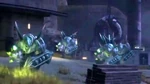 A group of Mgalekgolo ready to attack in Halo: Reach.