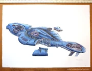 The interior layout of the Ket-pattern battlecruiser.