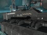 Shot of the UNSC Savannah's point defense gun arrays.