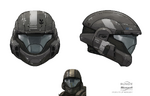 Concept art of the ODST helmet.