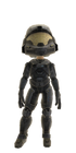 An Xbox avatar with default Noble Six gear.