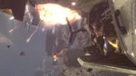 The Covenant supercarrier destroying UNSC Grafton.