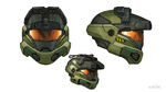 Concept art of Jun-A266's Scout helmet in Halo: Reach.