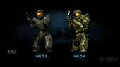 A comparison between John's Mark VI armor from Halo 3 to Halo 4.