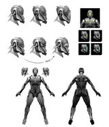 Concept Art of Ancestors' Armor.