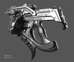 A second untextured model render of a Mauler variant.[4]