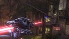 A Banshee gets hit by a Spartan Laser in Halo 4 War Games