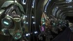 Inside a Spirit Dropship's troop bay full of Unggoy.