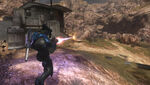 An Sangheili using the Focus Rifle.