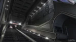 An escalator leading to another chamber.