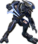 The Sangheili Officer armor permutation available with the purchase of the Limited and Legendary editions of Halo: Reach.