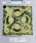 A strategic map of Crevice.