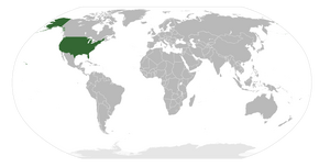 Location of the United States on Earth