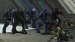 Thel 'Vadam leading a small group of Sangheili on The Ark.