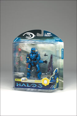 Halo 2 (Serie 3) - Blue Spartan (yellow strip)