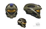 Concept art of the Recon helmet for Halo: Reach.