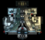 An overhead view of the map provided by Bungie on their 11/05/2010 Weekly Update. It shows the general spawn locations of weapons.