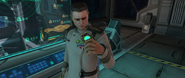 KeyesChipCEA.png (1.16 MB) Captain Jacob Keyes holding a data crystal chip in Halo: Combat Evolved Anniversary.