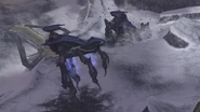 Scarabs aterrizando en "El Covenant" en Halo 3