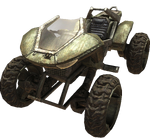 Left-facing view of the M247 Mongoose ULATV in Halo 3.