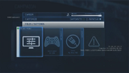 Menú de Configuraciones Halo 4 Beta