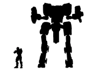 Ein Größenvergleich zwischen Mantis und Spartan.