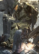 Alice-130 peleando en la Cúspide