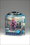 The pink EVA Spartan in its packaging.