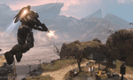 A Jetpack being used in Halo Reach's multiplayer.