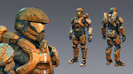 Render of the Recruit armor in Halo 4.