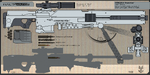 The M99A2S3 Stanchion, compared with the SRS99C-S2 Sniper Rifle.