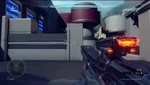 First person view of the Binary Rifle in Halo 5: Guardians multiplayer.