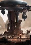 Sangelios concept art por Sparth