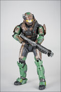 The forest Spartan MP with a Shotgun.