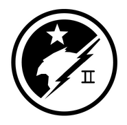 Variante a blanco y negro del Logotipo del Equipo Azul