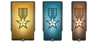 Commendation REQ Packs, awarded for earning a Commendation.