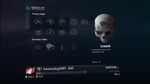 The Cowbell Skull viewed in the Halo Reach skull menu.