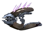 A side profile of the Halo: Reach Multiplayer Beta Needler.