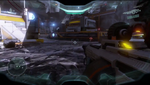 First person view of the SAW in Halo 5: Guardians viewed by Spartan Locke.