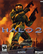 La copertina del gioco 'Halo 2' mostra il Chief con 2 M7