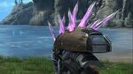 The Needler in first-person view on Halo: Reach.