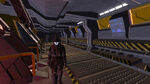 An ODST stands in one of the two HEV bays in In Amber Clad.