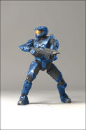 Figura de Spartan azul