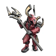 Mini Figura de un Sangheili Guardia de Honor hecha por Mega-Blocks