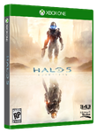 Angle view of the predefined Halo 5: Guardians game case.