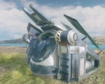 A Halo 4 Man Cannon on Forge Island.