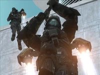 ODST usando Mochila Cohete