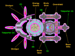 Gemini map with spawn points.