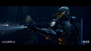 Spartans del Equipo Rojo durante el tráiler de Halo Wars 2
