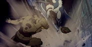 Cal-141 y el Jefe Brute enfrentándose